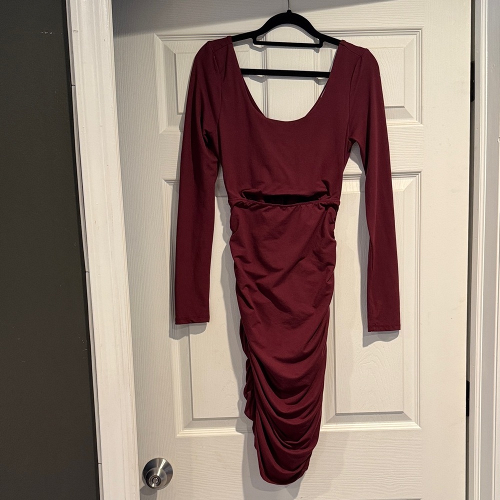 Burgundy Dress